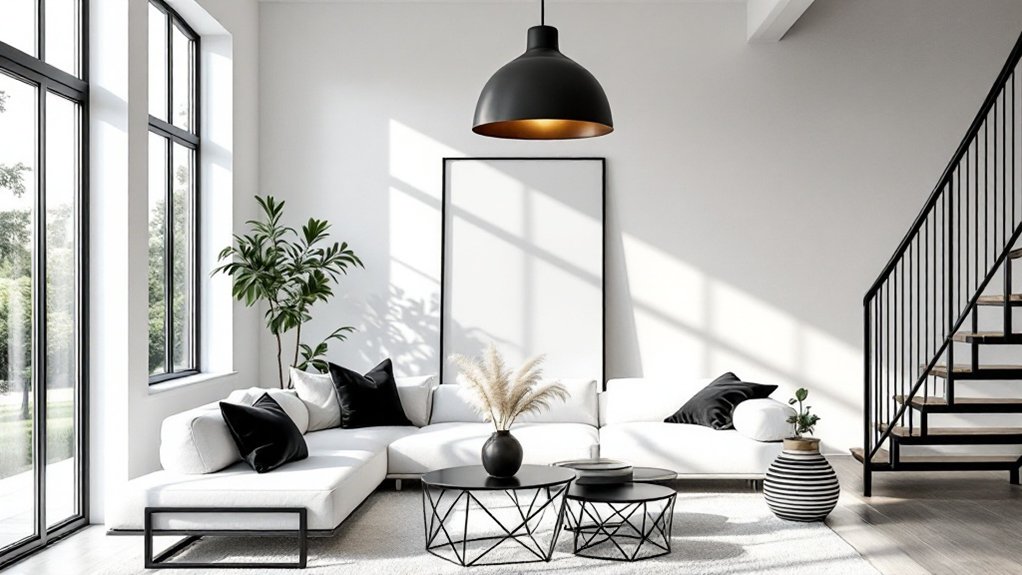 black accents in interiors