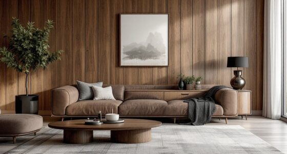 incorporate dark wood accents