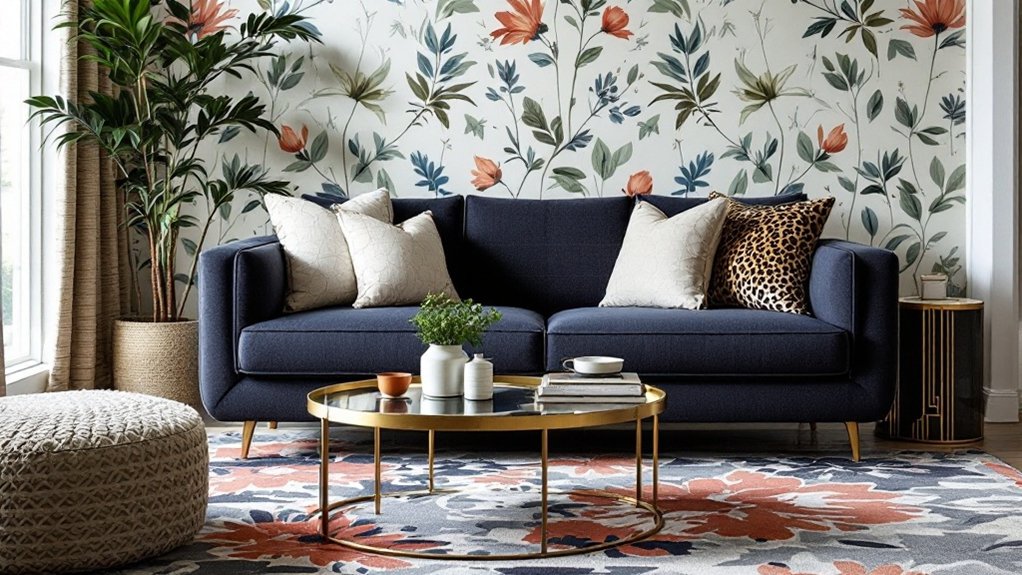 mixing prints in design