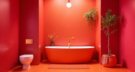 vibrant colors for bathrooms