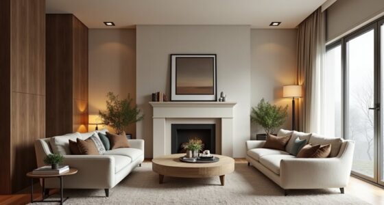 bold green living room seating