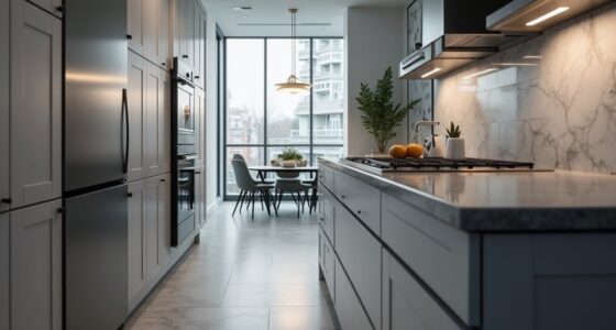 stainless steel enhances interiors